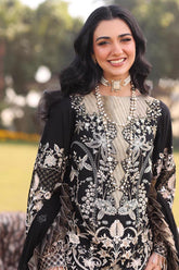 Musferah Saad - LUSTRE  - black - Lawn - 3 Piece